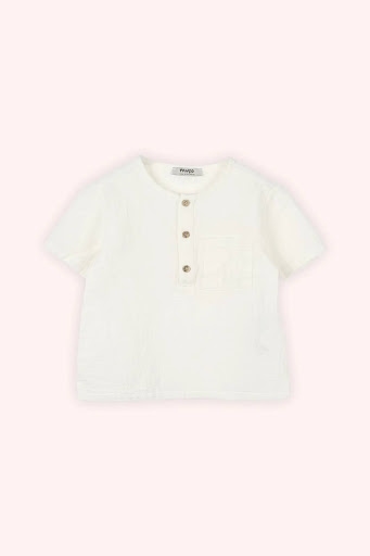 Chemise blanche pour bébé garçon