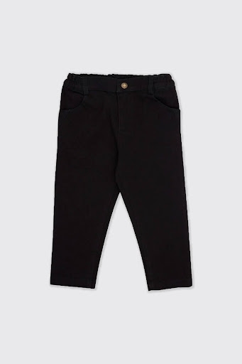  Pantalon jean noir pour bébé garçon avec poches