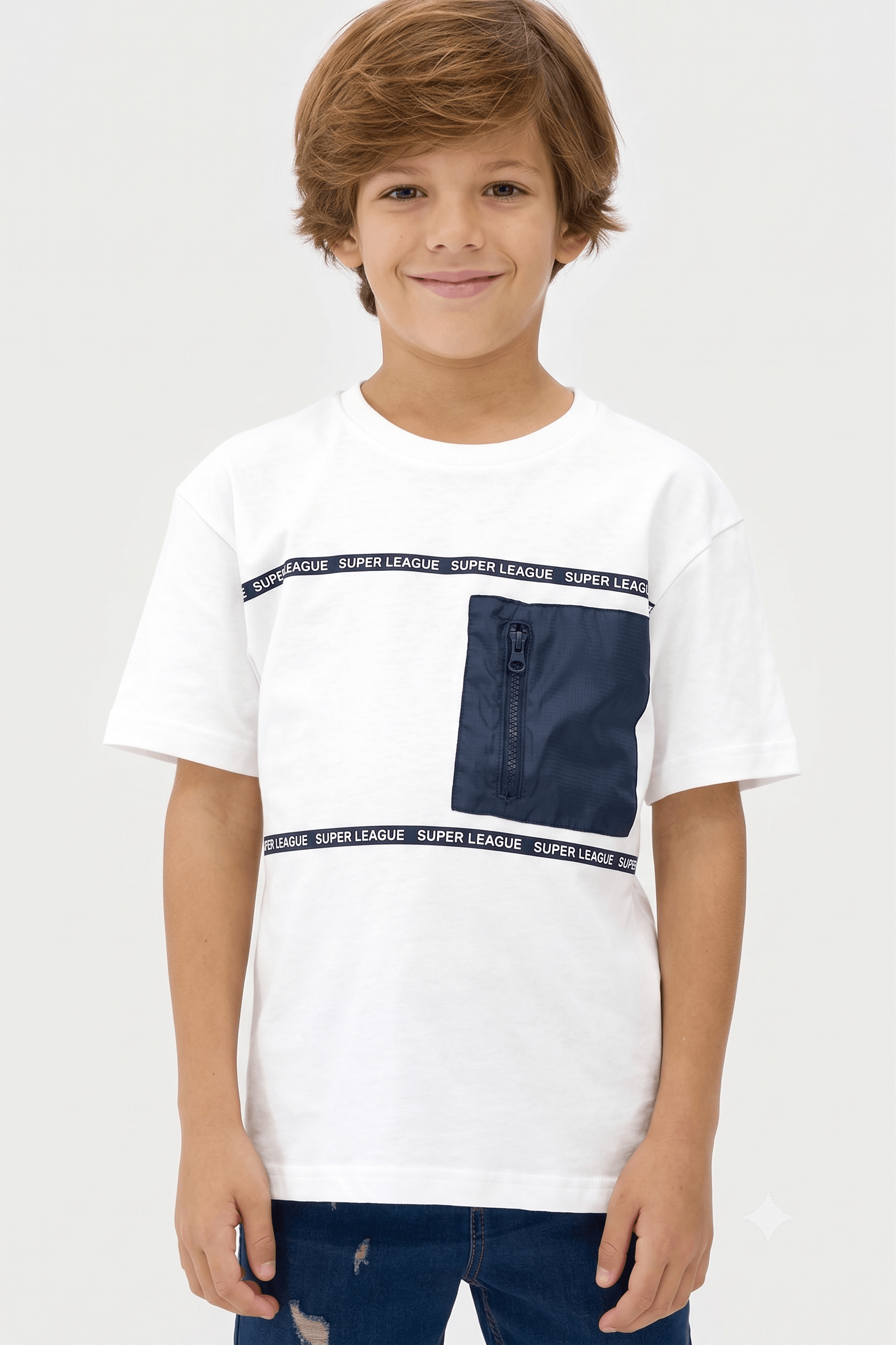 T-shirt blanc garçon